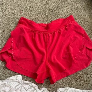 lululemon athletica Red Athletic Shorts